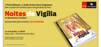 Lançamento do livro “Noites de Vigília” de Boaventura Cardoso, 6 de Junho