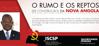 Aula Aberta com o Senhor Embaixador da República de Angola – Professor Doutor José Marcos Barricas