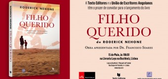 Lançamento do livro “Filho Querido” de Roderick Nehone, 15 Maio