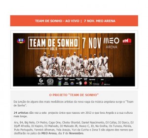 team sonho 7 nov