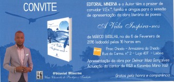 Lançamento do Livro “A Vida inspira-nos”, 6 Fevereiro.