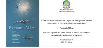 Lançamento do livro Poemário MD.pt – 16 Junho, 15h, na Embaixada de Angola