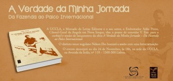 Lançamento do livro “A Verdade da Minha Jornada” – do Embaixador Adão Pinto
