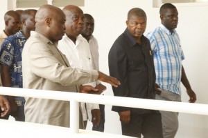 PRESIDENTE DA REPÚBLICA, JOÃO LOURENÇO, DURANTE A JORNADA DE CAMPO FOTO: LUCAS NETO
