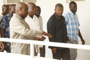 PRESIDENTE DA REPÚBLICA, JOÃO LOURENÇO, DURANTE A JORNADA DE CAMPO FOTO: LUCAS NETO