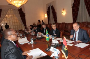 Conversações entre delegações de Angola e do Brasil  FOTO: LINO GUIMARÃES