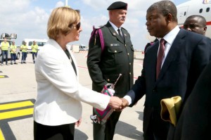 PRESIDENTE JOÃO LOURENÇO NA SUA CHEGADA EM BRUXELAS BÉLGICA FOTO: CEDIDA