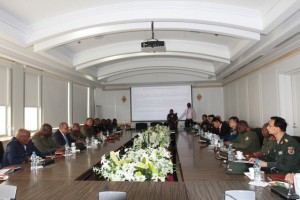 ENCONTRO ENTRE DELEGAÇÕES DO TRIBUNAL MILITAR DO EXÉRCITO POPULAR DE LIBERTAÇÃO DA CHINA E PROCURADORIA-GERAL DA REPÚBLICA FOTO: LINO GUIMARÃES