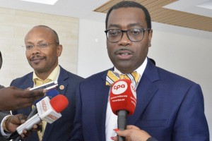 CABO VERDE:PRESIDENTE DO BANCO AFRICANO DE DESENVOLVIMENTO (BAD), AKINWUMI ADESINA  FOTO: ROSÁRIO DOS SANTOS