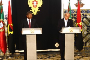 LISBOA: PRESIDENTE DA REPÚBLICA, JOÃO LOURENÇO (À ESQ.) COM O HOMÓLOGO DE PORTUGAL, MARCELO REBELO DE SOUSA FOTO: CLEMENTE DOS SANTOS
