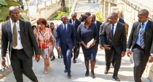 Chegada do Vice-Presidente da República, Bornito de Sousa, ao Museu de História Natural FOTO: CEDIDA