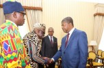 Presidente da República, João Lourenço, recebe corte do Rei do Kongo
FOTO: PEDRO PARENTE
