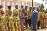 Presidente da República, João Lourenço, recebe corte do Rei do Kongo FOTO: PEDRO PARENTE