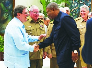 Presidente João Lourenço quer a ajuda de Cuba no desenvolvimento económico do país Fotografia: Mota Ambrósio | Edições Novembro