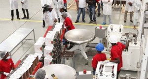 Operários da Fábrica de Massa Alimentar FOTO: GASPAR DOS SANTOS