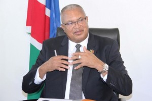 EMBAIXADOR DA REPÚBLICA DA NAMIBIA , PATRICK NANDAGO FOTO: GASPAR DOS SANTOS