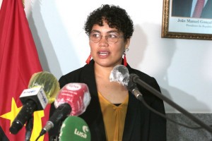 MINISTRA DA CULTURA, TURISMO E AMBIENTE, ADJANY COSTA FOTO: ANTÓNIO ESCRIVÃO