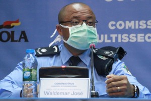 WALDEMAR JOSÉ, PORTA-VOZ DO MINISTÉRIO DO INTERIOR E DA COMISSÃO DE DEFESA E SEGURANÇA CONTRA A COVID-19 FOTO: OSVALDO PEDRO