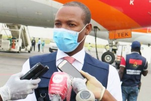 AEROPORTO 4 DE FEVEREIRO: LEONARDO INOCÊNCIO, SECRETÁRIO DE ESTADO PARA SAÚDE HOSPITALAR FOTO: MOISÉS DA SILVA