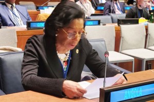 REPRESENTANTE PERMANENTE DE ANGOLA NA ONU, MARIA DE JESUS FERREIRA FOTO: CEDIDA