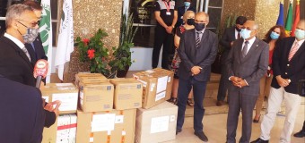 Angola recebe material de combate à pandemia
