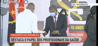 Presidente da República homenageia profissionais da linha da frente nas várias categorias
