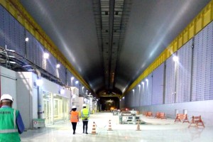 Túnel da turbina da central térmica de Laúca Foto: Nelson Costa
