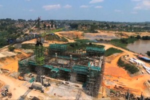 Obras da Barragem Hidroelétrica do Luachimo Província da Lunda Norte Foto: Helder Dias
