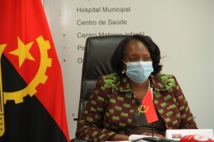 Ministra da Saúde, Sílvia Lutucuta Foto: Clemente dos Santos