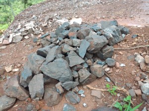 Minas de Manganês na localidade de Quitota Cacuso Fotografia por: Cedida