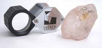 Novo diamante de 160 quilates descoberto no Lucapa