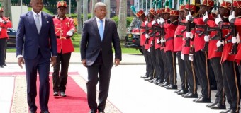 PRESIDENTE JOÃO LOURENÇO RECEBIDO COM HONRAS NO PALÁCIO DE LIBREVILLE